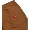 Dickies Womens Slim Straight Stretch Duck Carpenter Pant(Rinsed Brown Duck)