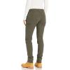 Dickies Womens Slim Straight Stretch Duck Carpenter Pant(Rinsed Moss)