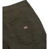 Dickies Womens Slim Straight Stretch Duck Carpenter Pant(Rinsed Moss)