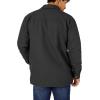 Dickies mens Flannel Lined Duck Shirt Jacket(Black)