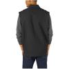 Dickies mens Relaxed Fit Sherpa Lined Duck Vest(Rinsed Black V1)