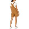 Dickies womens Bib Shortall(Rinsed Brown Duck)
