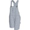 Dickies womens Bib Shortall(Rinsed Hickory Stripe)