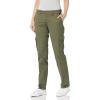 Dickies Women’s Relaxed Fit Stretch Cargo Straight Leg Pants(Grape Leaf V1)
