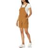 Dickies womens Bib Shortall(Rinsed Brown Duck)