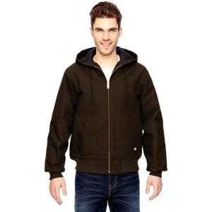 Dickies Men’s Big-Tall Rigid Duck Hooded Jacket