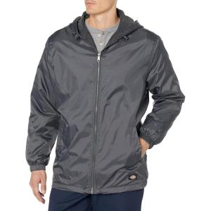 Dickies Men’s Fleece Lined Hooded Jacket(Charcoal V1)
