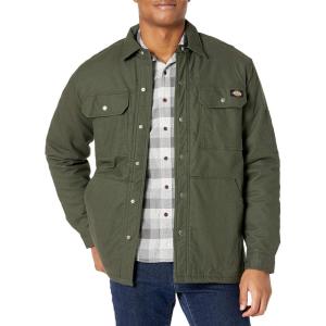 Dickies Mens Flex Duck Shirt Jacket(Olive Green)