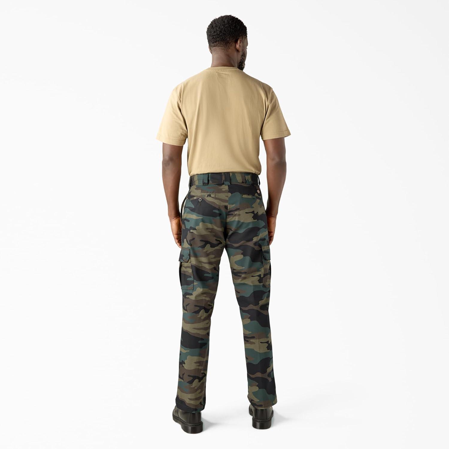 image:imageDickies Mens Flex Regular Fit Cargo PantsHunter Green Camo
