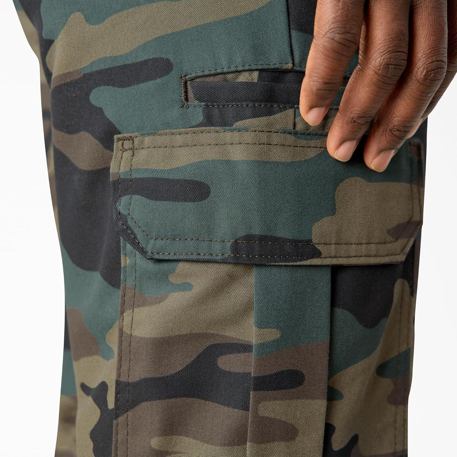 image:imageDickies Mens Flex Regular Fit Cargo PantsHunter Green Camo