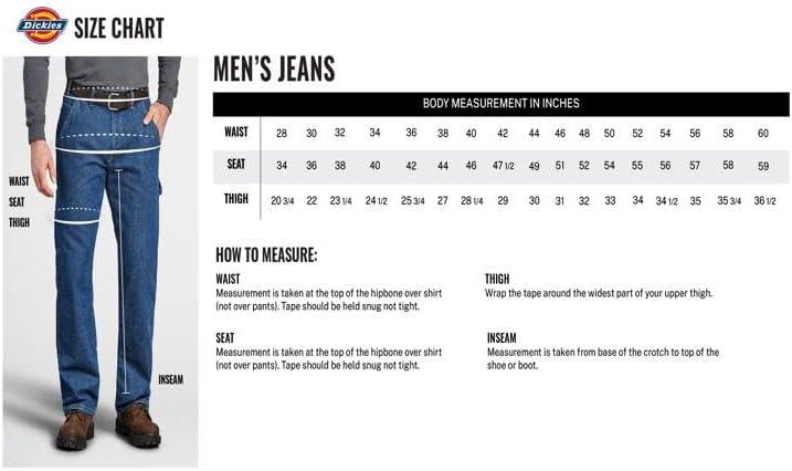image:imageDickies Mens Relaxed Fit Heavyweight Duck Carpenter PantsSlate