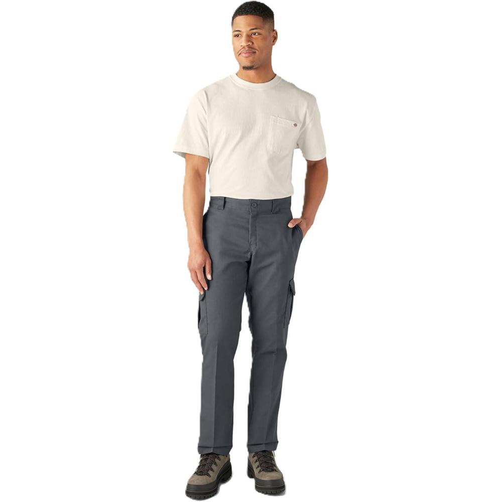 image:imageDickies Mens Flex Regular Fit Cargo PantsCharcoal
