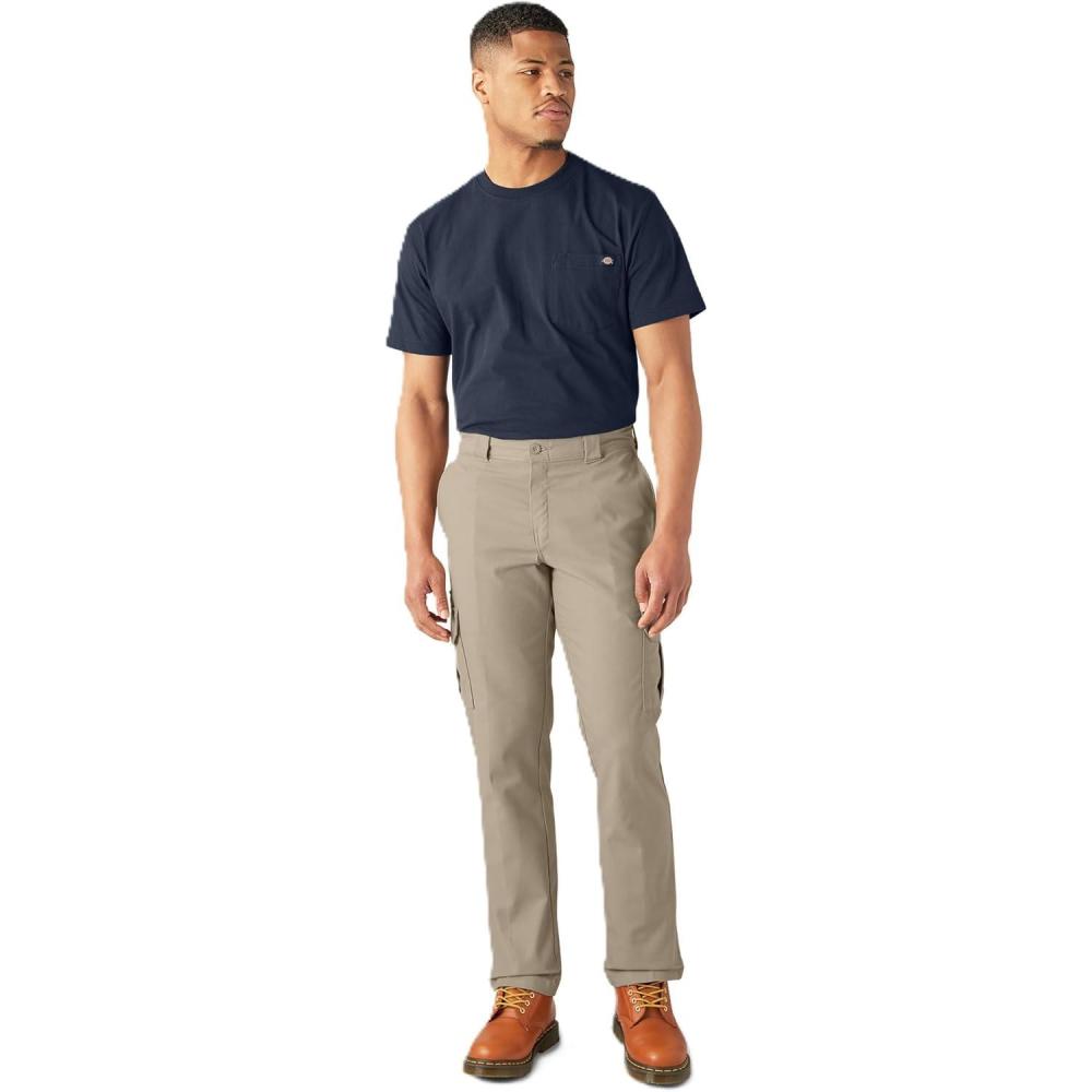 image:imageDickies Mens Flex Regular Fit Cargo PantsDesert Sand