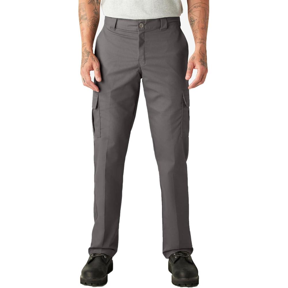 image:imageDickies Mens Flex Regular Fit Cargo PantsGravel Gray V1
