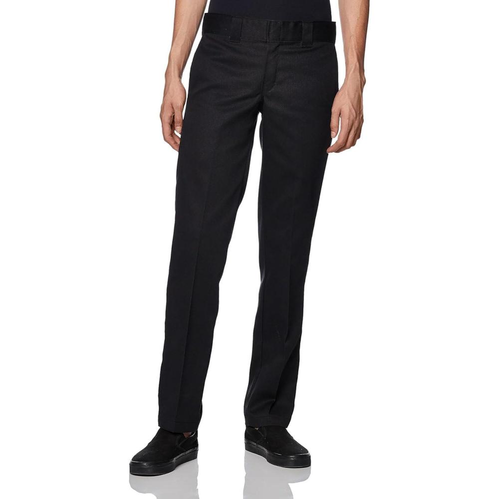 image:imageDickies Mens Flex Work Slim Straight Fit Pants Black 32W x 30L US
