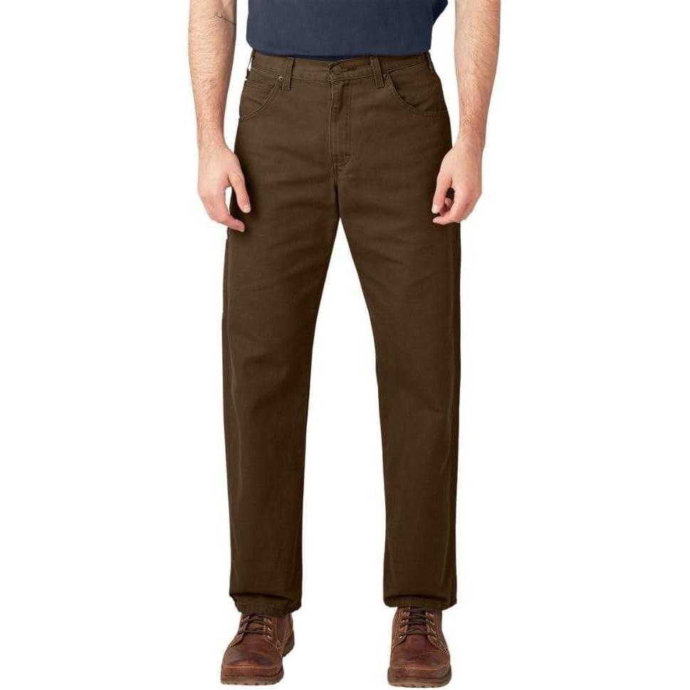 image:imageDickies Mens Relaxed Fit Heavyweight Duck Carpenter PantsBrown