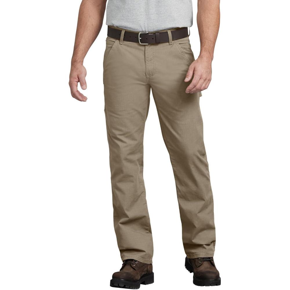 image:imageDickies Mens Tough Max Duck Carpenter PantRinsed Desert Sand