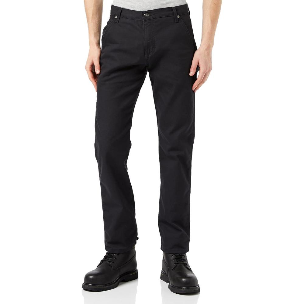 image:imageDickies Mens Tough Max Duck Carpenter PantStonewashed Black