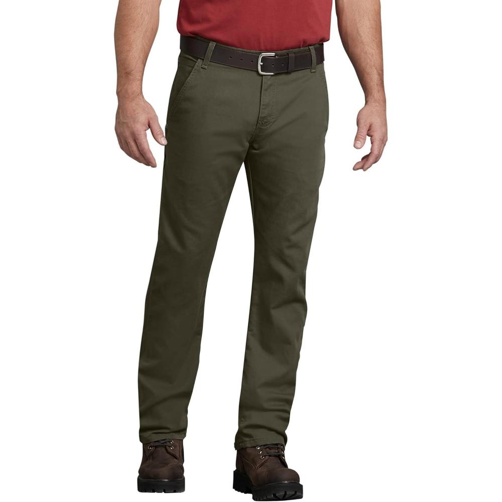image:imageDickies Mens Tough Max Duck Carpenter PantStonewashed Moss