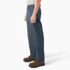 Dickies Men’s Relaxed Fit Heavyweight Duck Carpenter Pants(Airforce Blue)
