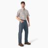 Dickies Men’s Relaxed Fit Heavyweight Duck Carpenter Pants(Airforce Blue)