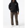 Dickies Men’s Relaxed Fit Heavyweight Duck Carpenter Pants(Black Olive V1)