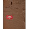 Dickies Men’s Relaxed Fit Heavyweight Duck Carpenter Pants(Brown)