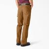 Dickies Men’s Relaxed Fit Heavyweight Duck Carpenter Pants(Brown Duck)