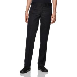 Dickies Mens Flex Work Slim Straight Fit Pants, Black, 32W x 30L US