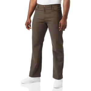 Dickies Men’s Relaxed Fit Heavyweight Duck Carpenter Pants(Black Olive V1)