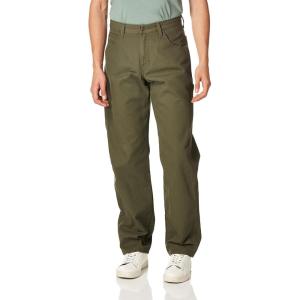 Dickies Men’s Relaxed Fit Heavyweight Duck Carpenter Pants(Moss)