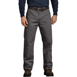 Dickies Men’s Relaxed Fit Heavyweight Duck Carpenter Pants(Slate)