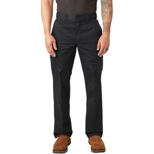 Dickies Men’s Relaxed Straight Leg Cargo Work Pant(Black V1)