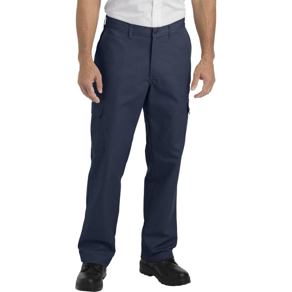 image:imageDickies Mens Skinny Fit Straight Leg Pants  Slim Stretch Work Trousers for Office Retail amp Casual WearNavy