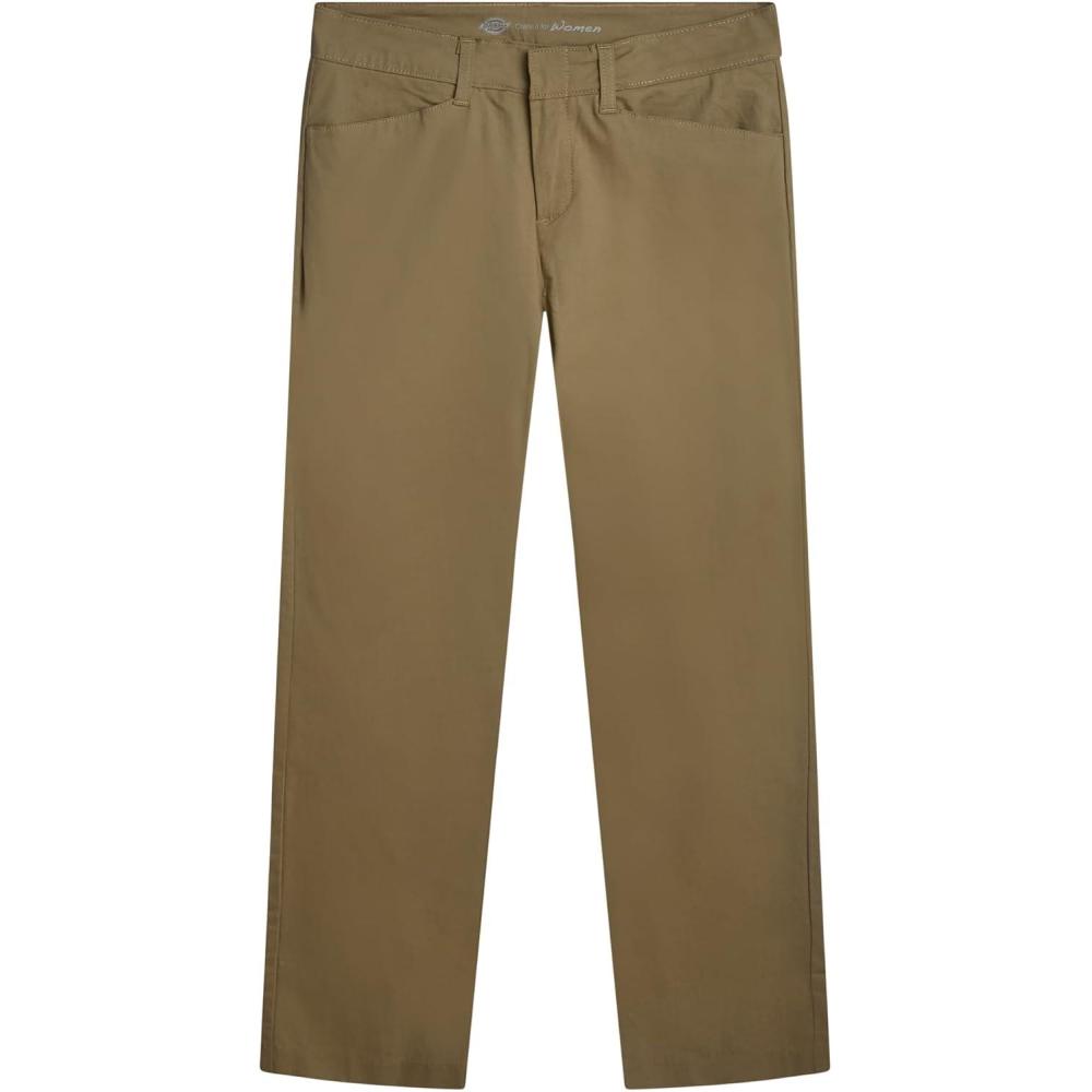 image:imageDickies Womens Curvy Straight Leg Stretch Twill PantDesert Sand