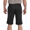Dickies Men’s 11 Inch Active Waist Washed Chino Short(Rinsed Black)