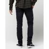 Dickies Men’s Skinny Fit Straight Leg Pants – Slim Stretch Work Trousers for Office, Retail & Casual Wear(Black V1)