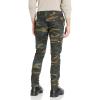 Dickies Men’s Skinny Fit Straight Leg Pants – Slim Stretch Work Trousers for Office, Retail & Casual Wear(Hunter Green Camo V1)