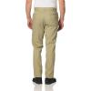 Dickies Men’s Skinny Fit Straight Leg Pants – Slim Stretch Work Trousers for Office, Retail & Casual Wear(Khaki)