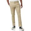 Dickies Men’s Skinny Fit Straight Leg Pants – Slim Stretch Work Trousers for Office, Retail & Casual Wear(Desert Sand V1)