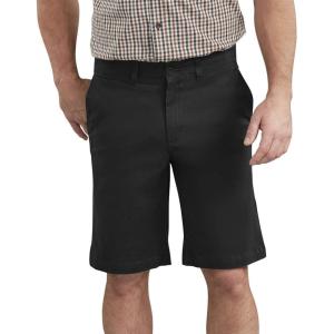 Dickies Men’s 11 Inch Active Waist Washed Chino Short(Rinsed Black)