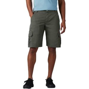 Dickies Men’s 11” Cargo Tough Max Duck Short – Relaxed Fit Big(Olive Green)