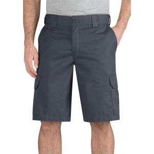 Dickies Men’s 11 Inch Regular Fit Stretch Twill Work Short – Durable Cargo Style Shorts for Construction, Outdoor, Daily Wear(Charcoal)