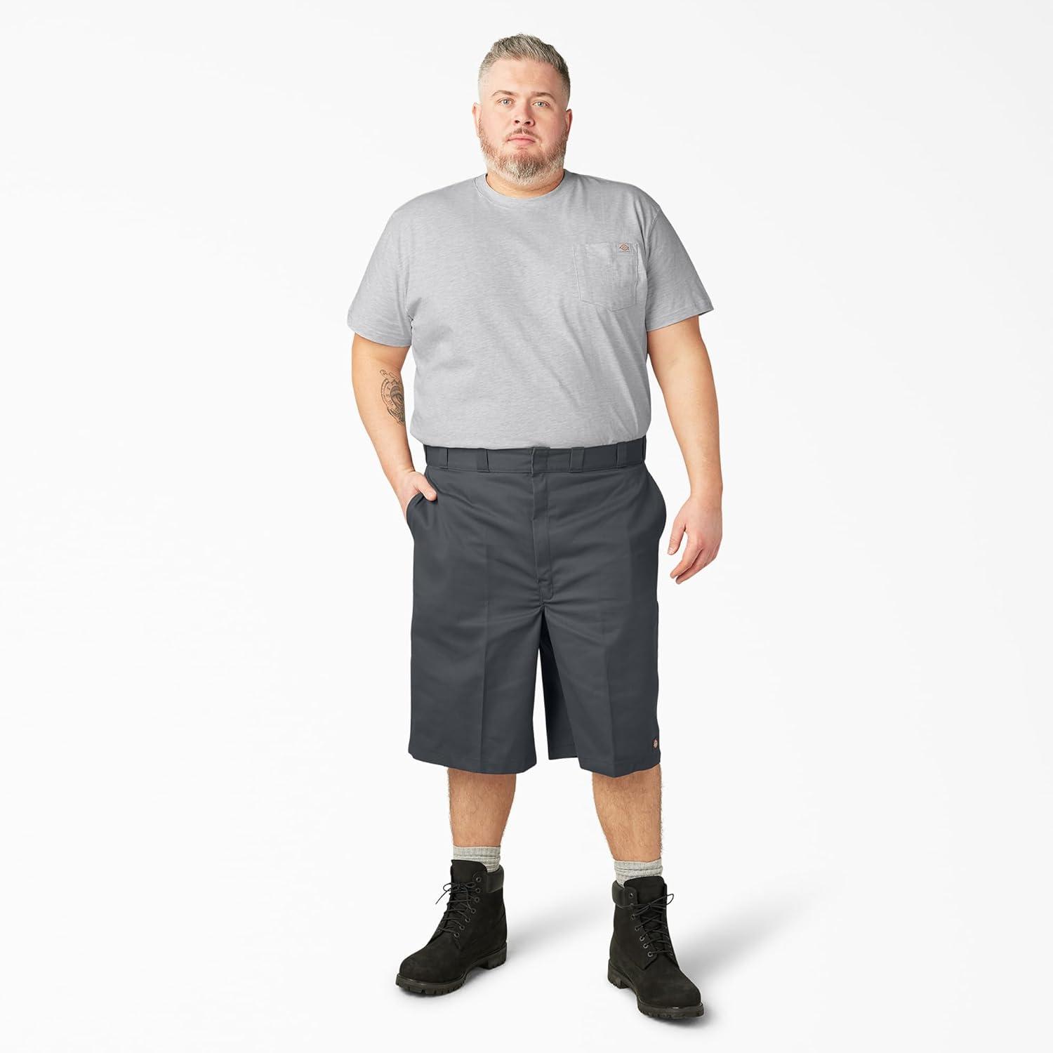 image:imageDickies Mens 13Inch Loose Fit MultiPocket Work ShortCharcoal