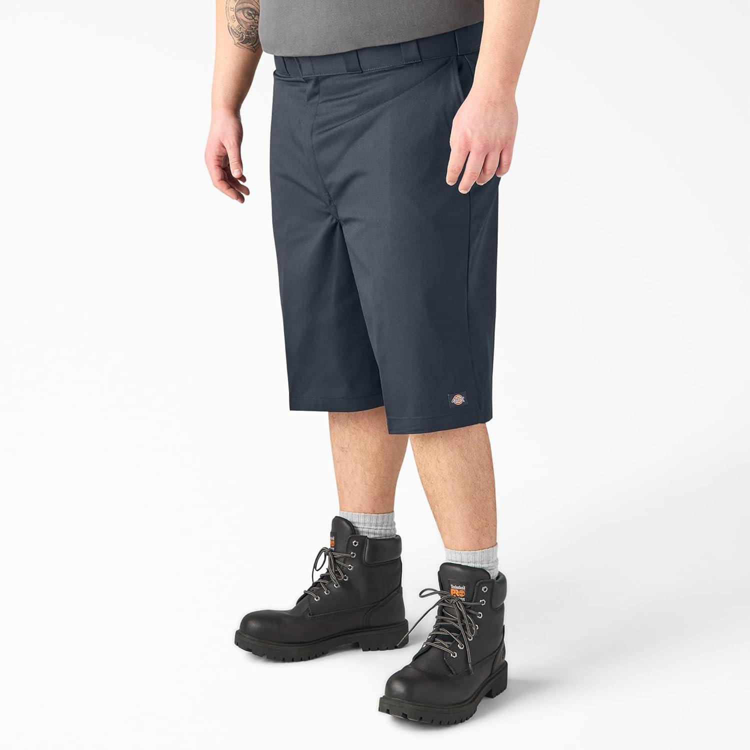 image:imageDickies Mens 13Inch Loose Fit MultiPocket Work ShortDark Navy