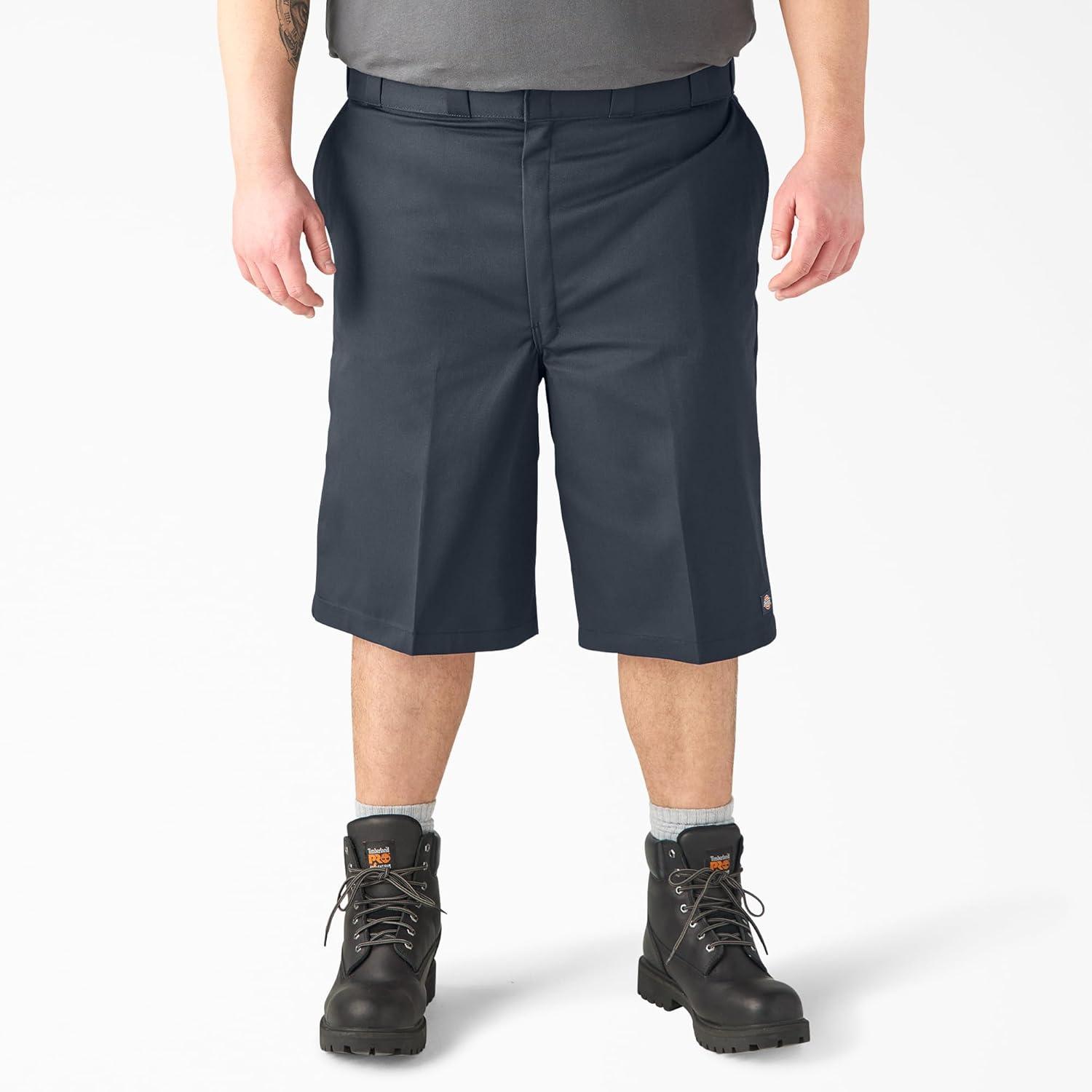 image:imageDickies Mens 13Inch Loose Fit MultiPocket Work ShortDark Navy