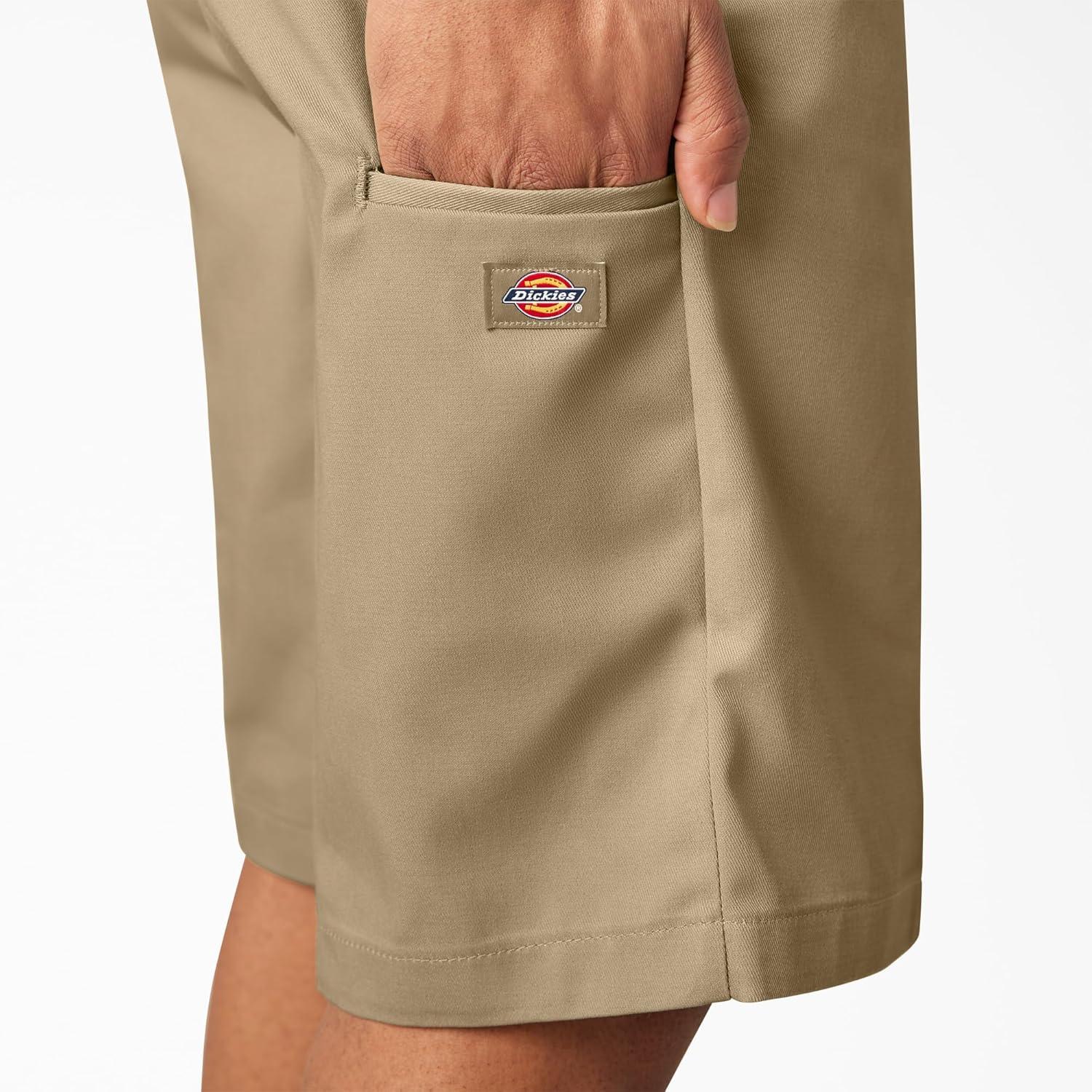 image:imageDickies Mens 13Inch Loose Fit MultiPocket Work ShortKhaki