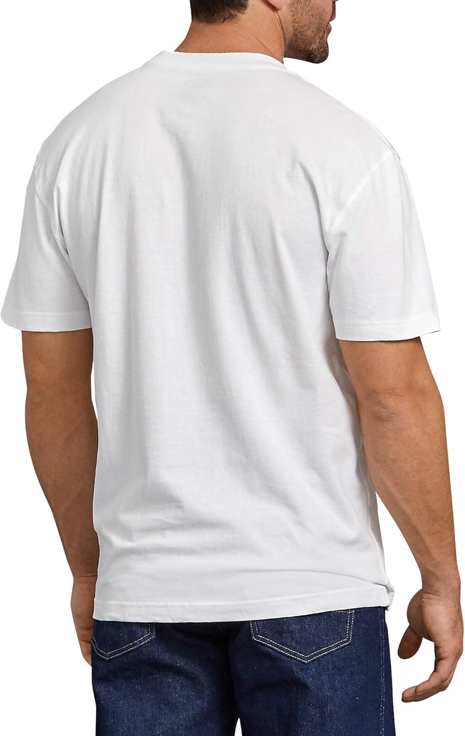 image:imageDickies Mens Short Sleeve Heavyweight Crew NeckWhite