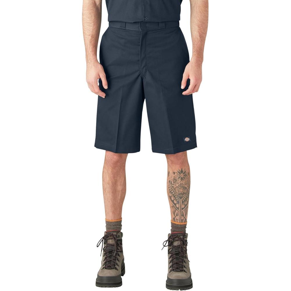 image:imageDickies Mens 13Inch Loose Fit MultiPocket Work ShortDark Navy
