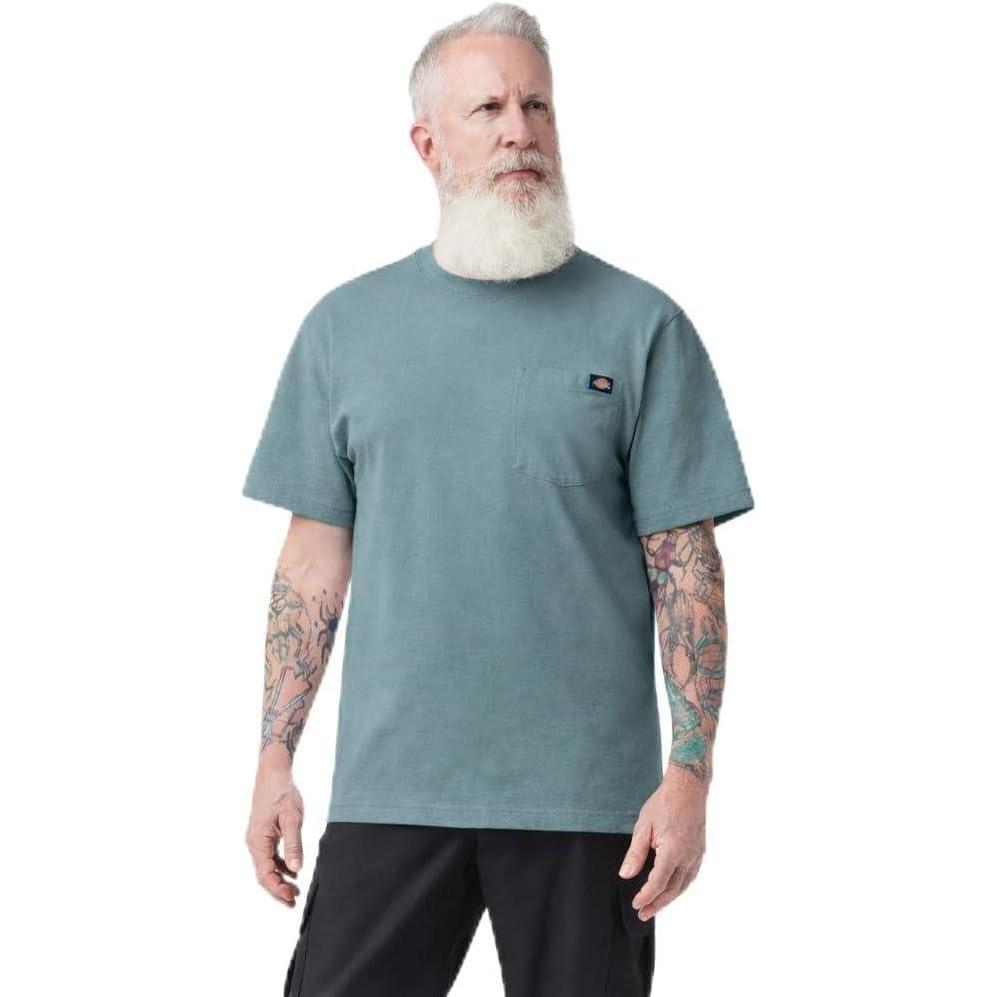 image:imageDickies Mens Big amp Tall Heavyweight Crew Neck Short Sleeve Tee BigTallStormy Sea
